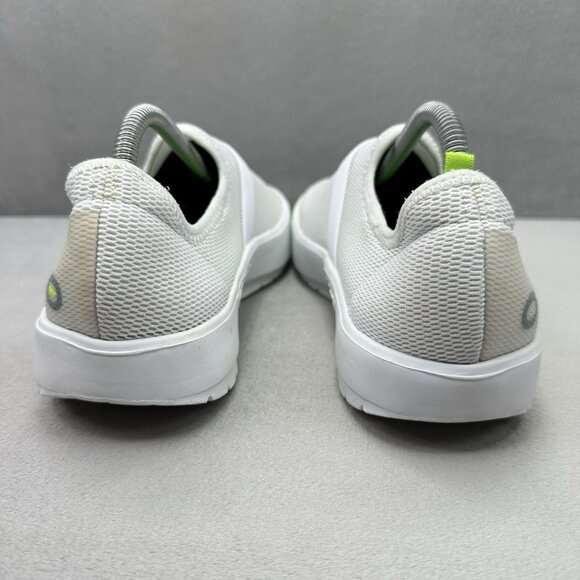 OOFOS OOmg eeZee Low Womens Size 7 Shoes White Mesh Recovery Comfort Support - Picture 4 of 8